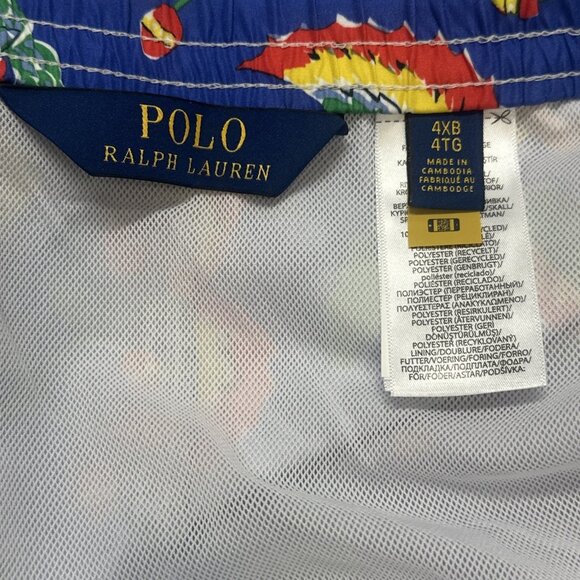 Polo Ralph Lauren Men’s 4XB Swim Trunks Lined Shorts Pockets Drawstring Floral - Picture 8 of 12